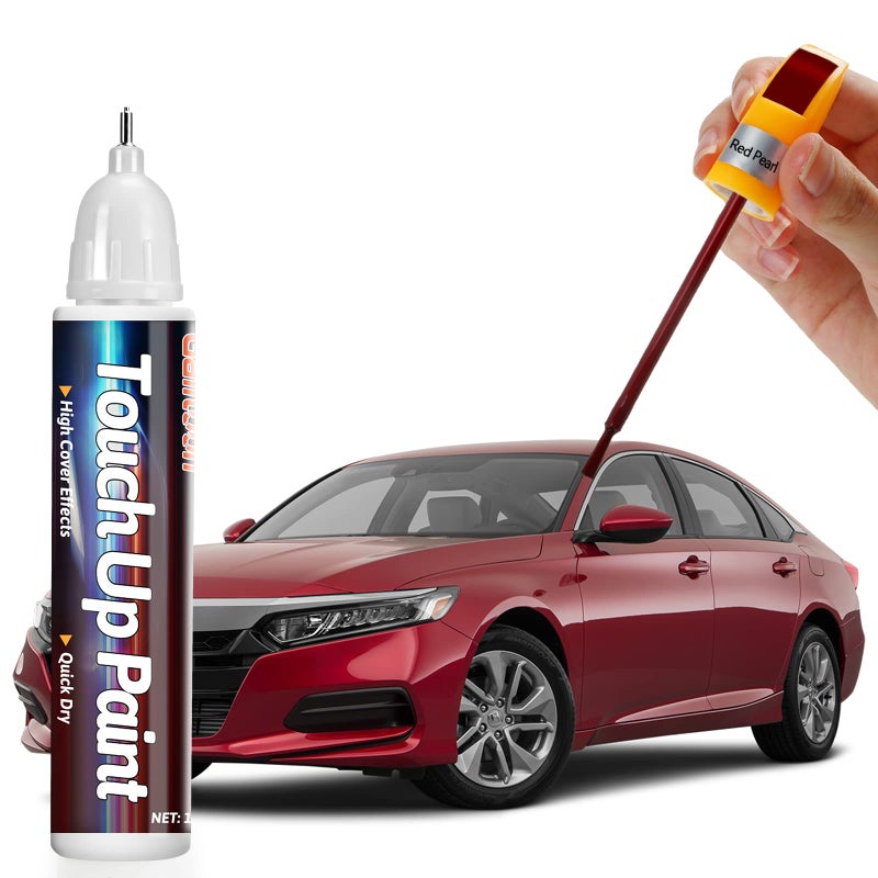 Red Pearl Touch Up Paint Pen for Cars Car Paint Scratch Repair 2in1 Car Touch Up Paint Fill Paint Pen Quick  Easy Solution to Repair Minor Automotive Scratches 08 fl oz