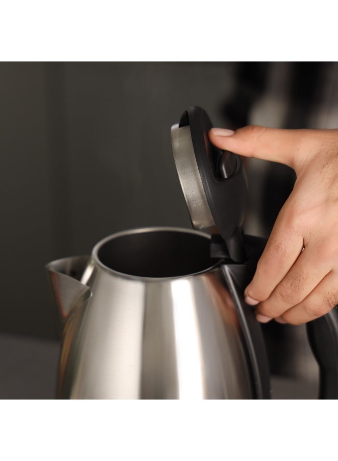 Epsilon 1.8L Electric Kettle Stainless Steel, 1500W Fast Boil, Auto Shut-Off, Overheat & Dry Boil Protection, 360° Base - Image 3