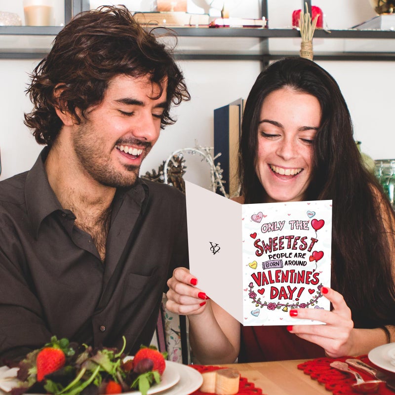 FANCYLUCKY Funny Valentine Day Birthday Gifts for Women Her, Sweet Birthday Valentine Day Card Gifts for Wife Girlfriend - Image 5
