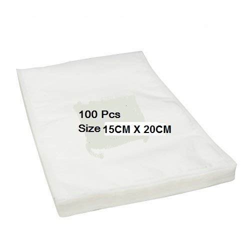 TRAGO Vacuum Sealer Embossed Bags - Food Storage Saver Bag, One side Embossed,FDA approved, souse vide cooking | travel friendly | Airtight | packing(PACK OF 100 BAGS) (6" X 8") - Image 2