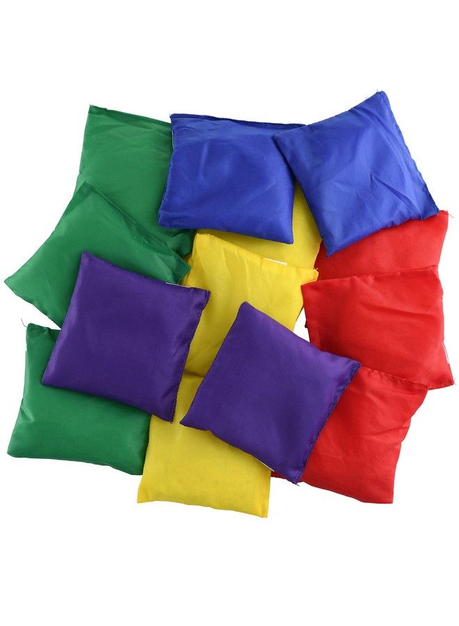 Prextex 12 Pack Nylon Bean Bags Fun Sports Outdoor Family Games Bean Bag Toss Carnival Toy Bean Bag Toss Game - Image 3