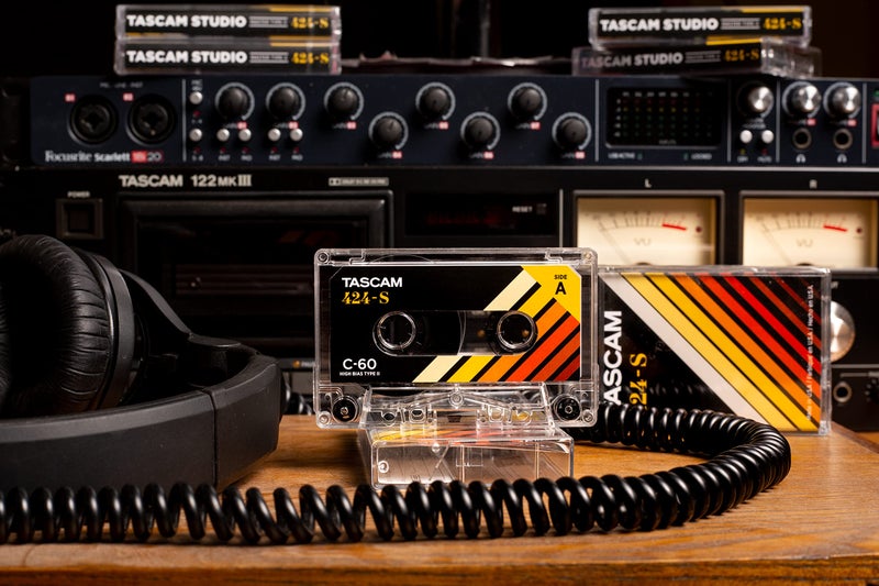 TASCAM 424-S High Bias Cobalt Type II C-60 Blank Studio Cassette Tape for Audio Recording and Mastering - Image 3