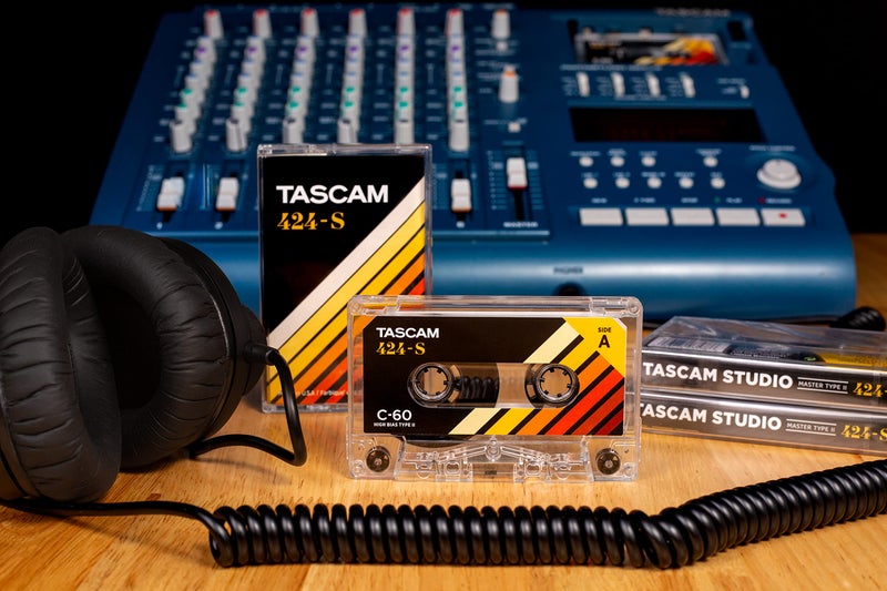 TASCAM 424-S High Bias Cobalt Type II C-60 Blank Studio Cassette Tape for Audio Recording and Mastering - Image 4