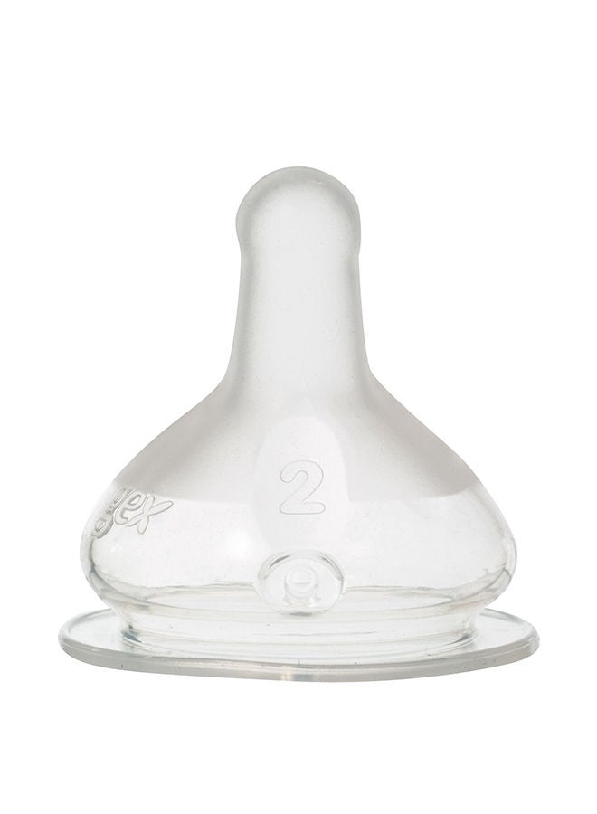 TIGEX Wide Neck Silicone Teats 3 Speed Infant Milk Suitable From 6 Months - Image 1