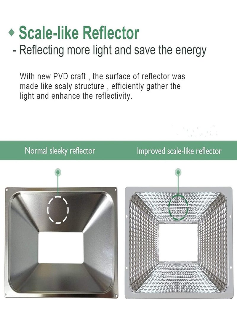 كويزيرا مصباح كشاف LED 400 وات مصباح عمل خارجي فائق السطوع 1800 وات لمبة هالوجين مكافئة 220 فولت IP66 مقاوم للماء 18000 لومن 6500 كلفن أبيض اللون لحديقة ساحة مستودع لوحة الإعلانات المرآب - Image 4