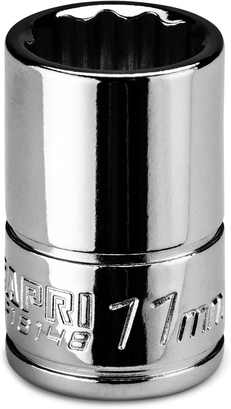 Capri Tools 11 mm Shallow Socket, 1/4 in. Drive, 12-point, Metric - Image 1