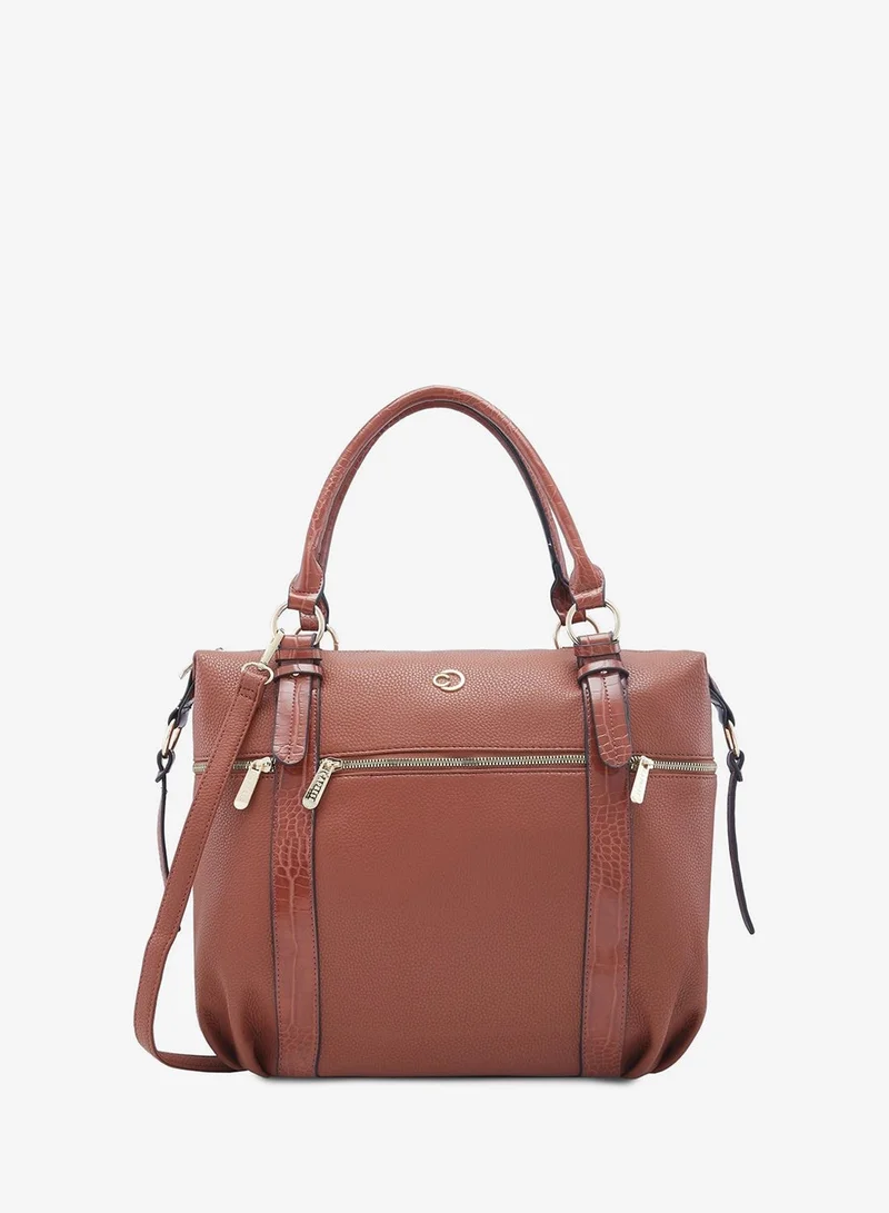 CAPRESE CAPRESE-NICOLE SATCHEL XL TAN