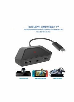 KASTWAVE KASTWAVE Keyboard and Mouse Adapter with 3.5mm Audio Jack Compatible with for Nintendo Switch, for Xbox One, for PS4, for PS3. Perfect for Games Like for FPS, for TPS, for RPG and for RTS, etc.  - Image 3