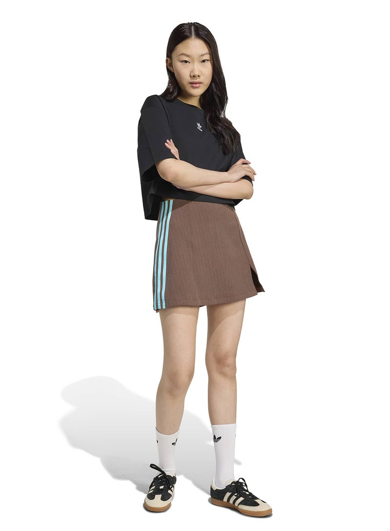 adidas Originals Houndstooth Tailored Skirt - Image 5