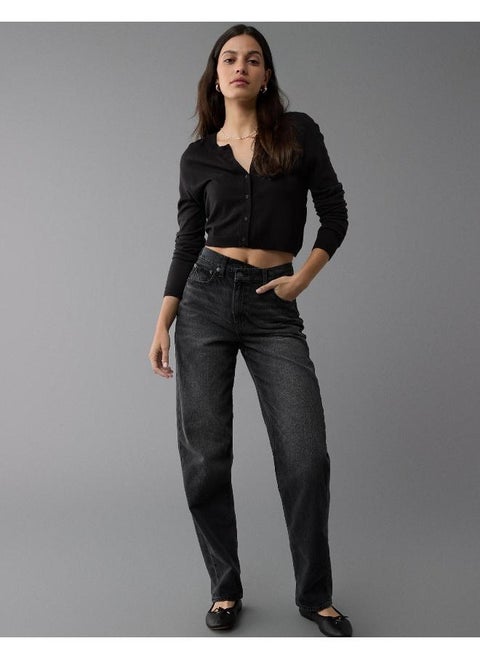 AE Strigid Super High-Waisted Baggy Straight Jean