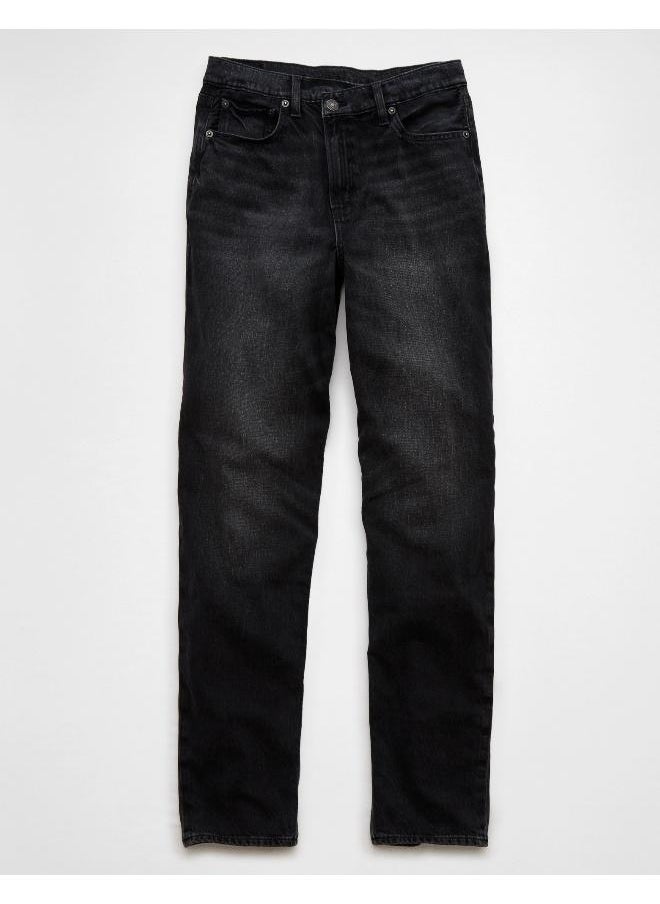 American Eagle - AE Strigid Super High-Waisted Baggy Straight Jean - Image 1