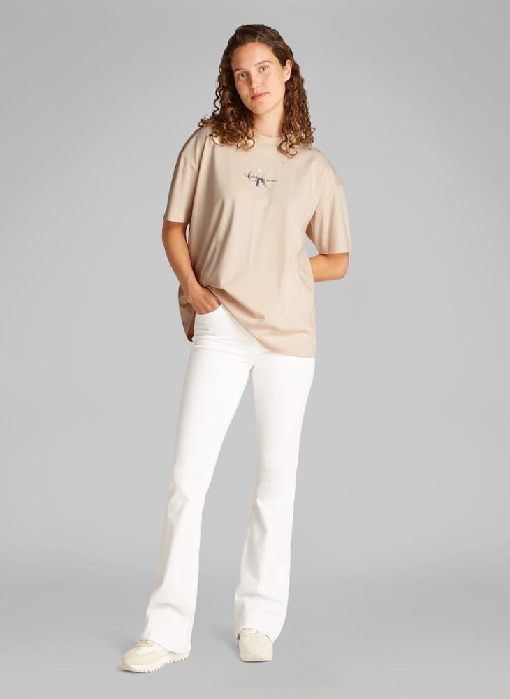 Calvin Klein Jeans Logo Crew Neck T-Shirt  - Image 4