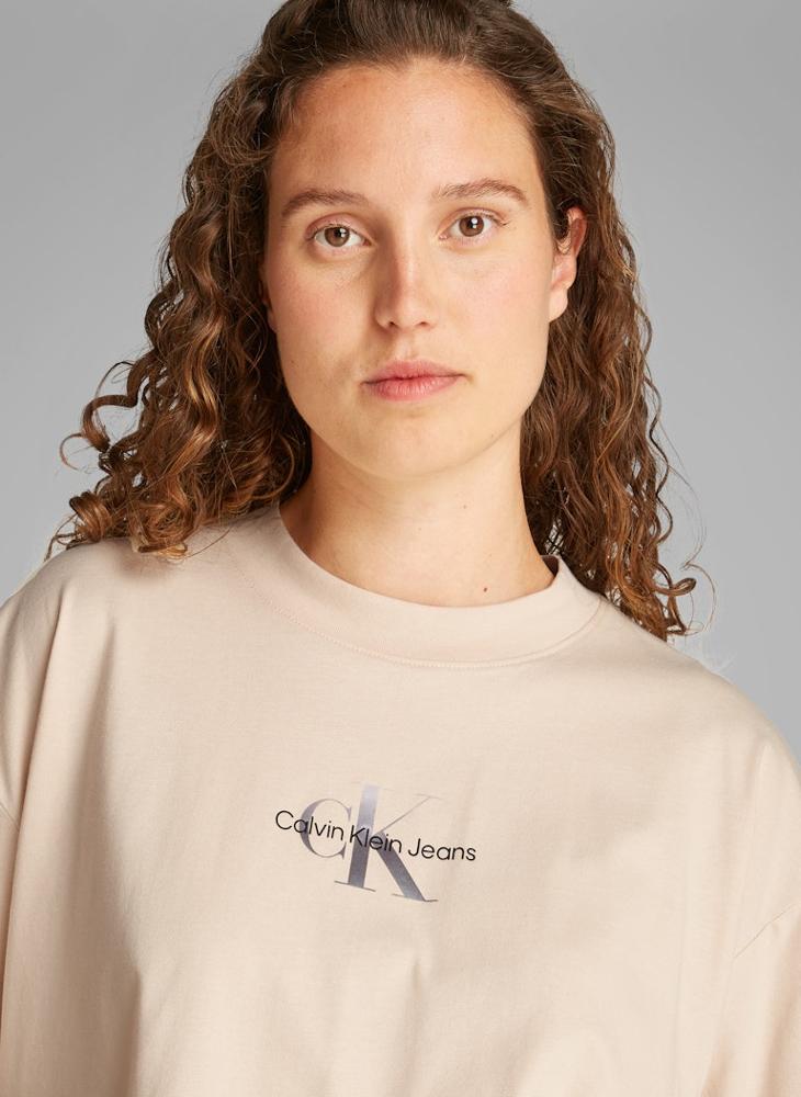 Calvin Klein Jeans Logo Crew Neck T-Shirt  - Image 3