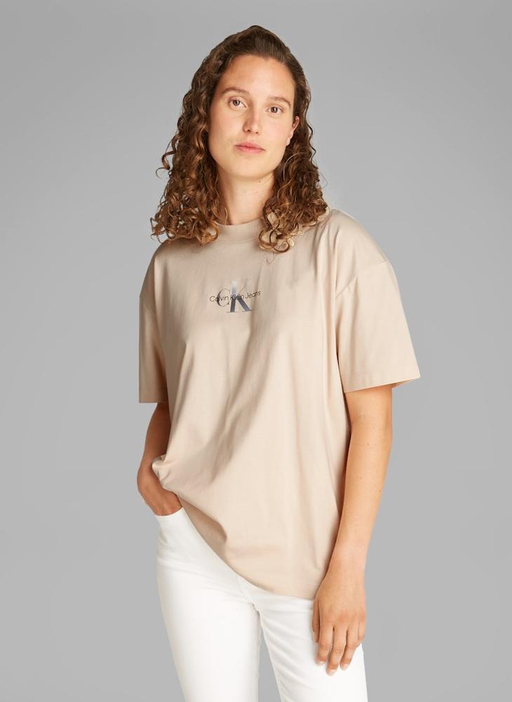 Calvin Klein Jeans Logo Crew Neck T-Shirt  - Image 1