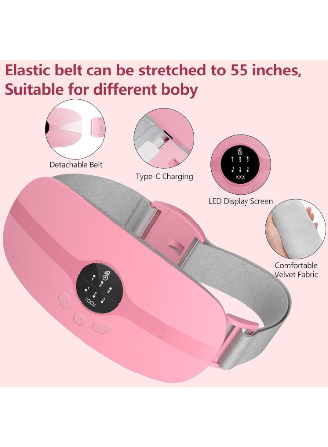 جهاز تدفئة محمول لتسكين آلام الدورة الشهرية - وسادة حرارية سريعة التسخين بـ 3 مستويات للتحكم - حزام كهربائي مريح لراحة الفتيات والسيدات - Image 3