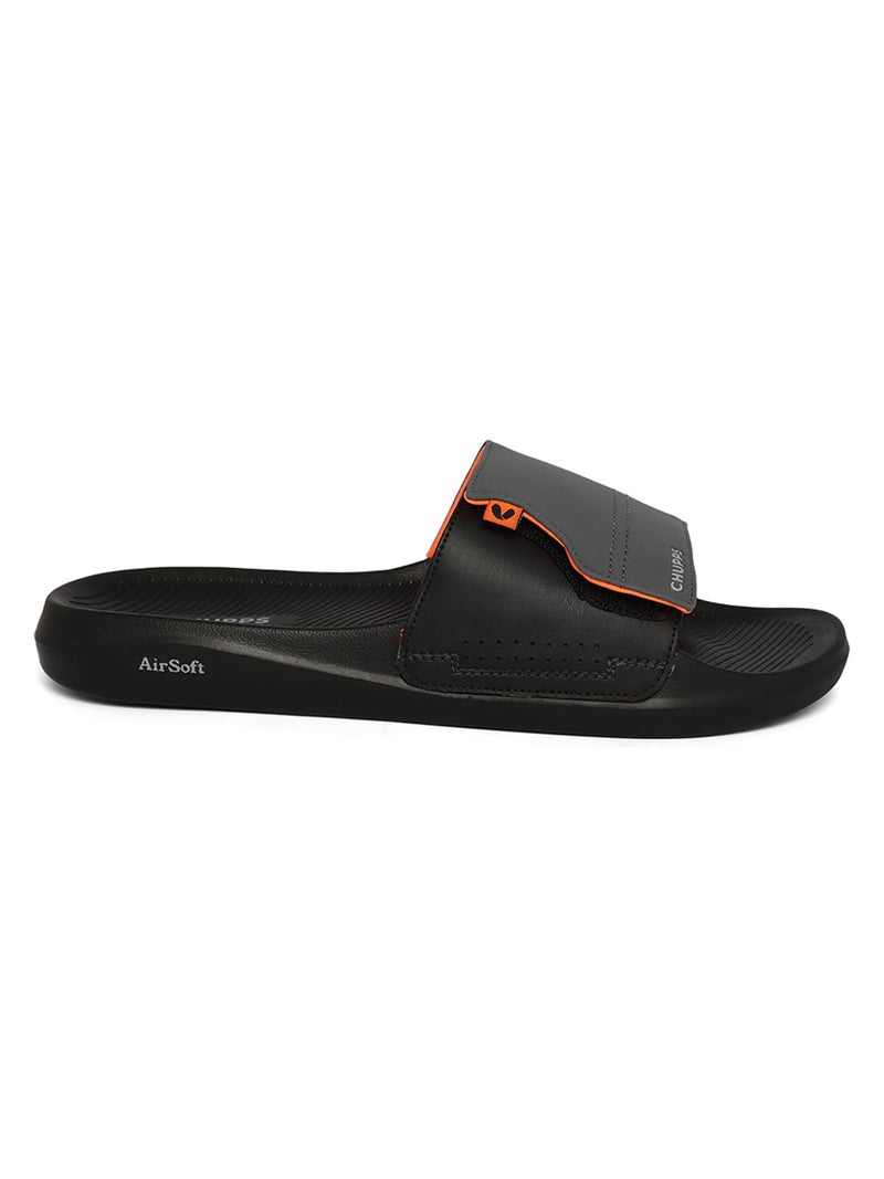 CHUPPS Urban One Vapor Slider for Men, FOAM6 Upper Technology (6mm Foam) Snug Fit with AirSoft Footbed (Contoured & Cushioned) for Super Comfort Flip Flop Slipper - Image 5