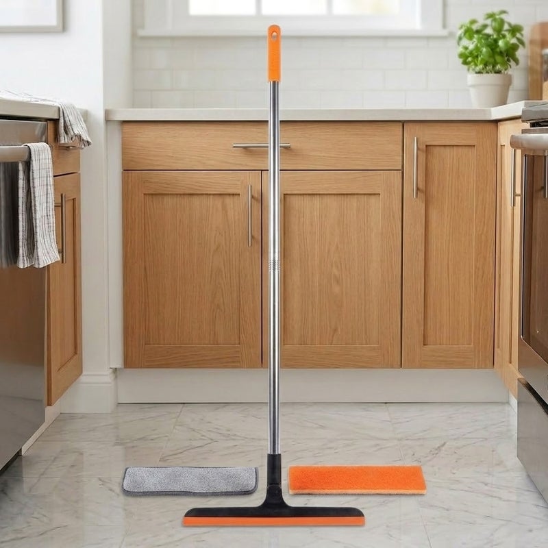Group Tiger Professional Window 3 in 1 Squeegee & Scrubber Kit - Orange - KM38-42 - Image 3