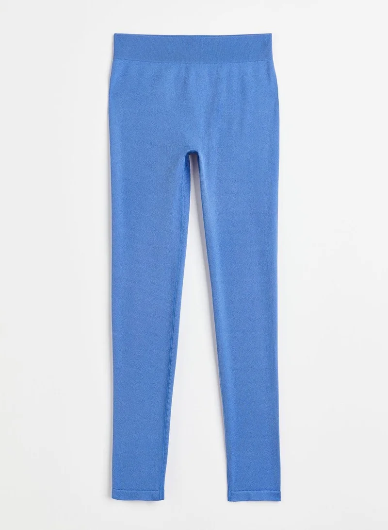 H&M High Waist Ribbed Leggings