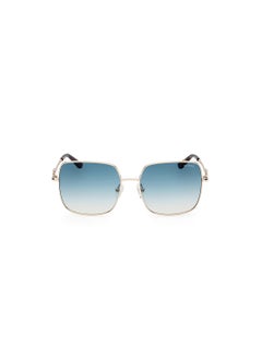 GUESS نظارة شمسية مربعة للحماية من الأشعة فوق البنفسجية للنساء - GU7906-H32P58 - مقاس العدسة: 58 ملم  - Image 2