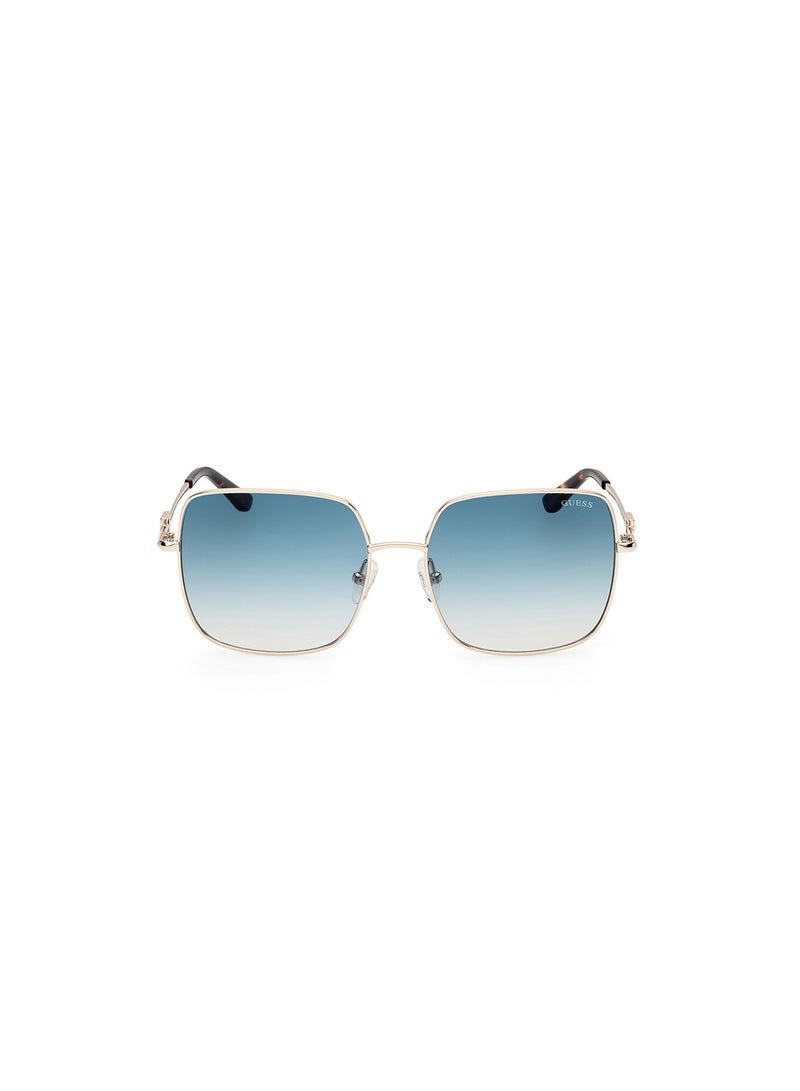 GUESS Women's UV Protection Square Sunglasses - GU7906-H32P58 - Lens Size: 58 Mm - Image 2