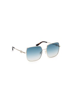 GUESS نظارة شمسية مربعة للحماية من الأشعة فوق البنفسجية للنساء - GU7906-H32P58 - مقاس العدسة: 58 ملم  - Image 3
