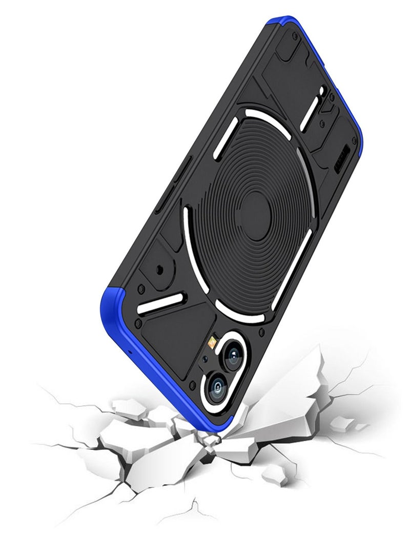 Nothing Phone 1 Case Cover Ultra-Slim PC Anti-Scratch Shockproof Protective Scratch Resistance Back Cover Accessories Protection Compatible with Nothing Phone 1 [3 in 1] - Image 2