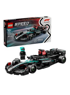 LEGO Speed Champions Mercedes-AMG F1 W15 Race Car Toy with a Collectible Formula 1 Driver Minifigure - Model Kits for 10+ Year Old Boys & Girls or Adult Motorsport Fans 77244 (267 pieces)  - Image 1