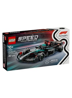 LEGO Speed Champions Mercedes-AMG F1 W15 Race Car Toy with a Collectible Formula 1 Driver Minifigure - Model Kits for 10+ Year Old Boys & Girls or Adult Motorsport Fans 77244 (267 pieces)  - Image 2