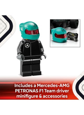 سيارة السباق Mercedes-AMG F1® W15 من ليغو® Speed Champions، مجموعة سائق ومركبة لعبة 77244 - view 5