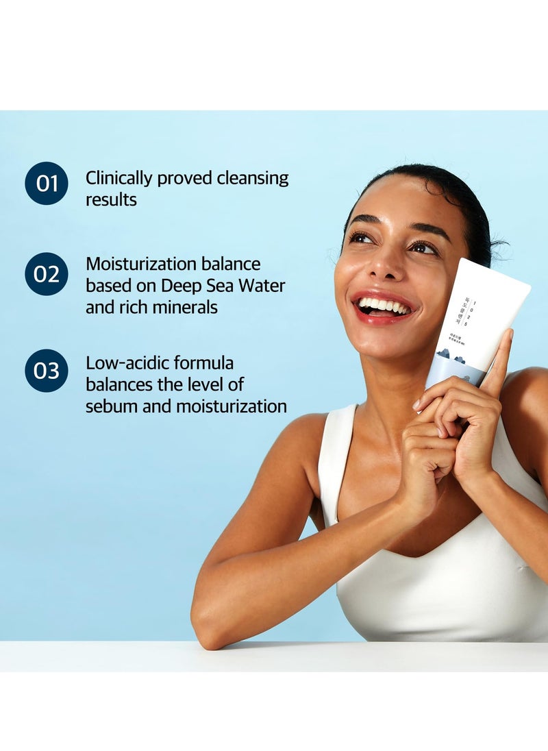 Round Lab - ROUND LAB 1025 Dokdo Cleanser 150ml / Moisturizing, Cleansing, Gentle, Bubbly Foam Cleanser (150ml) - Image 1