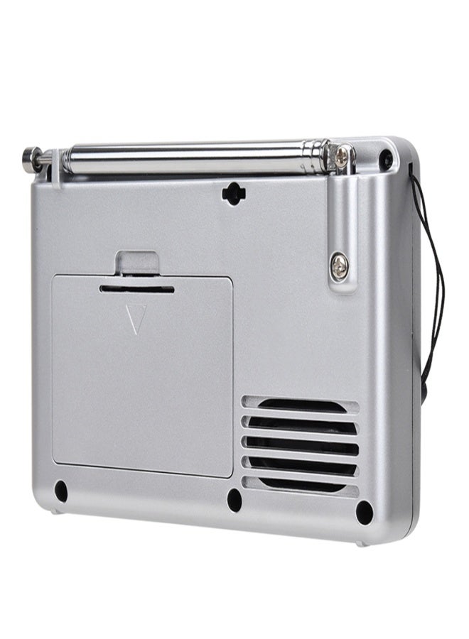 K-604 FM Stereo Radio AM WB with Time Display Card Line-in Recorder Multifunctional Radio MP3 Player Support TF Card - Image 5