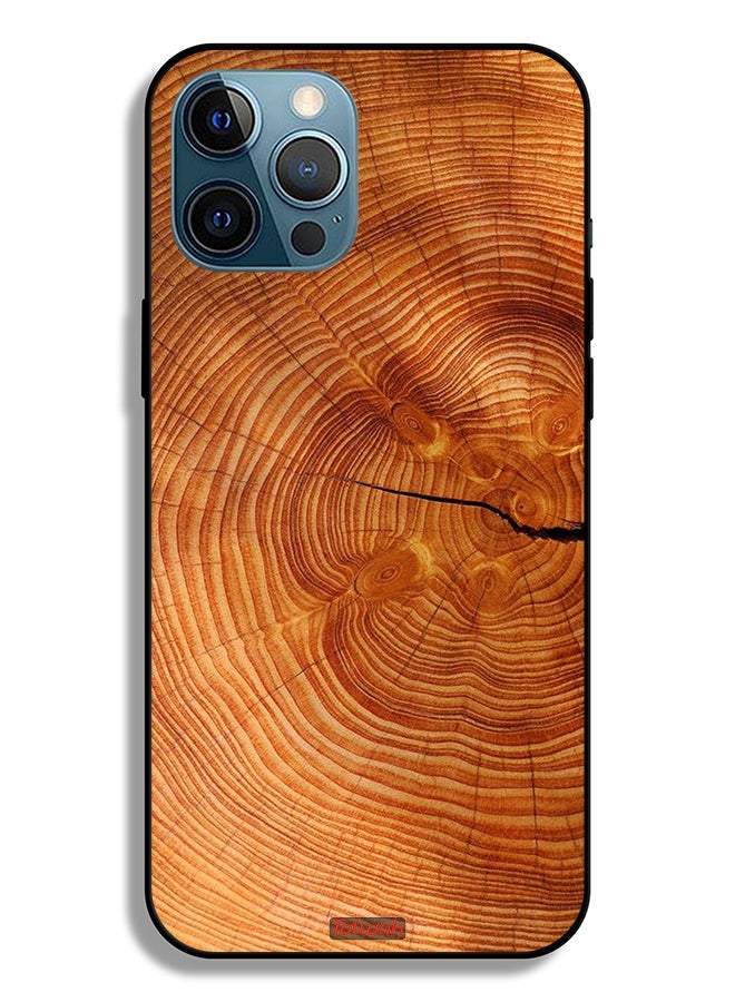 Tolwak Apple iPhone 12 Pro Max Protective Case Crack Wood - Image 2