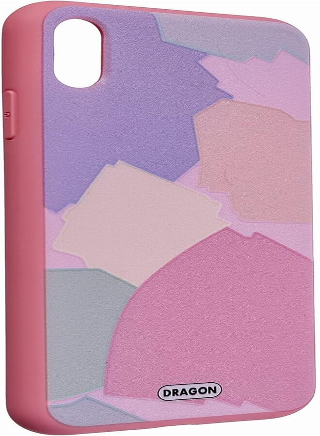 Dragon Dragon tpu back cover hard slim creative case happy youth day design for iphone xs max - pink white