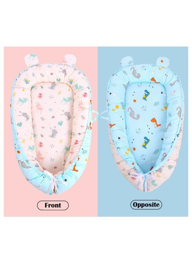 ZCM-HAPPY - Soft and Lightweight Portable Design with Printed Bassinet Foldable Crib for Newborn - Image 1
