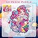 Wings Giant Jumbo Mermaid Floor Puzzle for Kids Ages 68 Year Old Large Toddler Puzzle for Girls Ages 6 7 8 Year Old Mermaid Girl Gift and Educational Toy for Birthday and Christmas - Image 4
