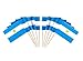 JAVD CYPS 100 Pcs Argentina Flag Argentine Toothpick Flags Small Mini Stick Cupcake Toppers Argentine FlagsCountry Picks Party Decoration Celebration Cocktail Food Bar Cake Flags - Image 1
