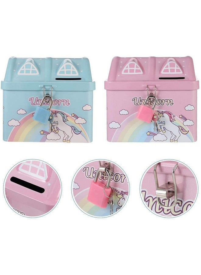 FunBlast FunBlast Piggy Bank - Hut Shaped Unicorn Coin Box For Kids, Money Bank For Kids, Piggy Bank For Kids, Money Box For Kids, Birthday Return Gift (Random Color - 1 Unit), Cartoon, Multi - Image 3