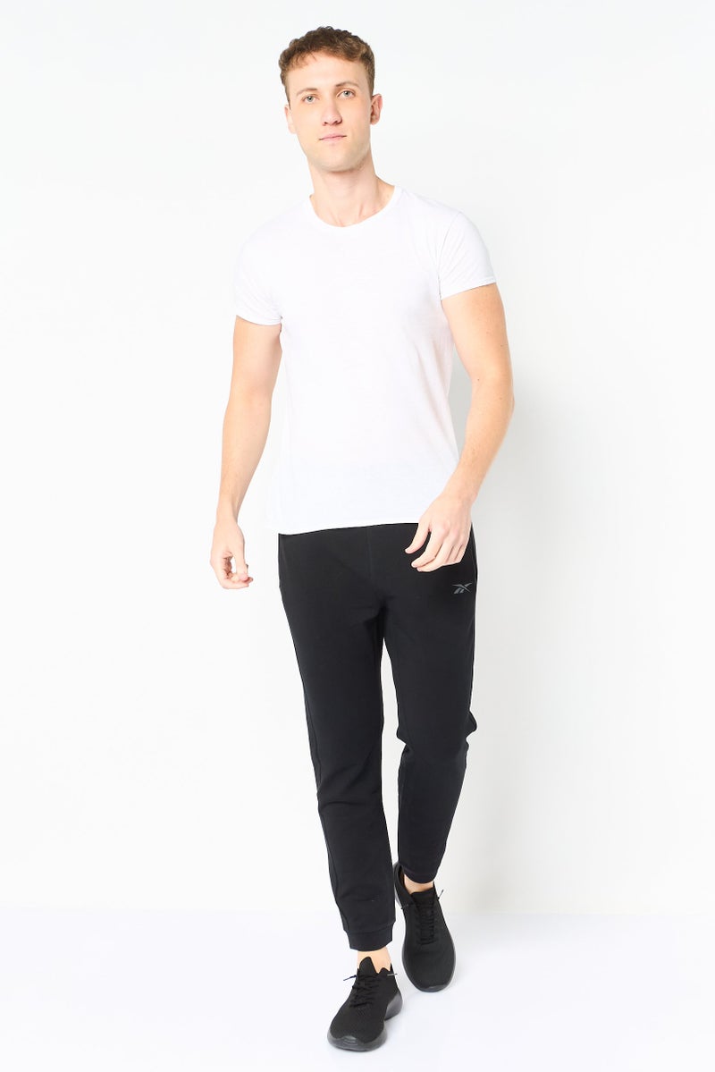 Reebok Men Sportswear Fit Outdoor Sweatpants, Black - Image 3