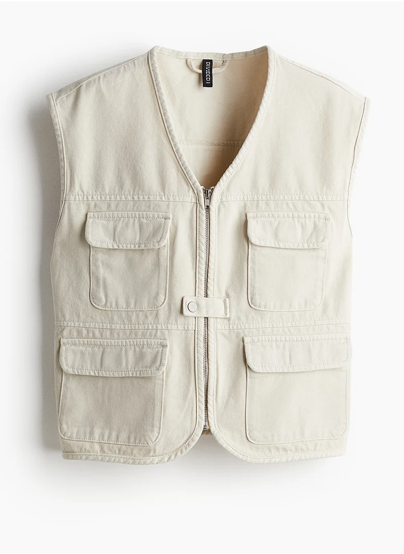 H&M Twill Cargo Gilet