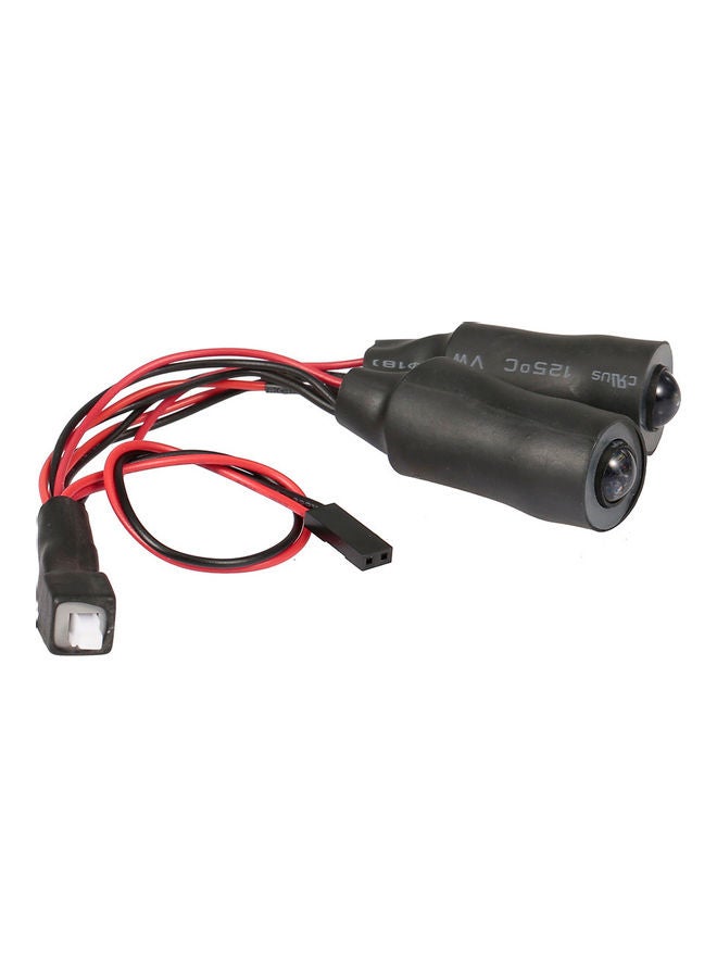 مصابيح أمامية أنجل آيز بإضاءة LED مزدوجة اللون لسيارة روك كراولر المحورية SCX10 RC4WD تراكساس TRX-4 مقاس 1/10 التي تعمل بجهاز تحكم عن بعد 8x2x5سم - Image 3