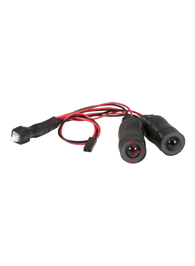 مصابيح أمامية أنجل آيز بإضاءة LED مزدوجة اللون لسيارة روك كراولر المحورية SCX10 RC4WD تراكساس TRX-4 مقاس 1/10 التي تعمل بجهاز تحكم عن بعد 8x2x5سم - Image 5
