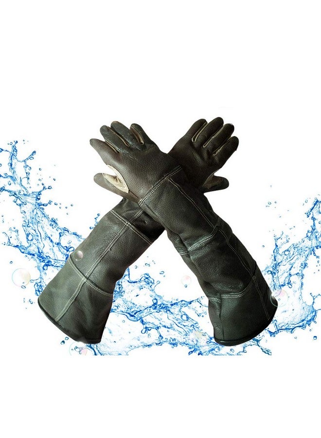 YBB Waterproof Animal Handling Gloves, AntiScratch/Bite Protective Long Gloves For Pet Cat Bathing Dog Bird(S) - Image 1