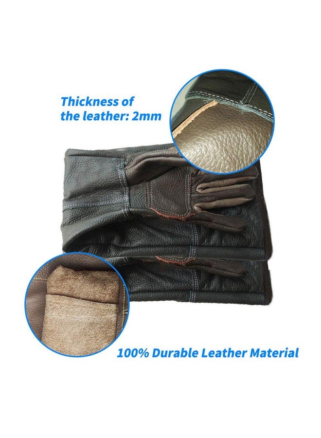 YBB Waterproof Animal Handling Gloves, AntiScratch/Bite Protective Long Gloves For Pet Cat Bathing Dog Bird(S) - Image 3