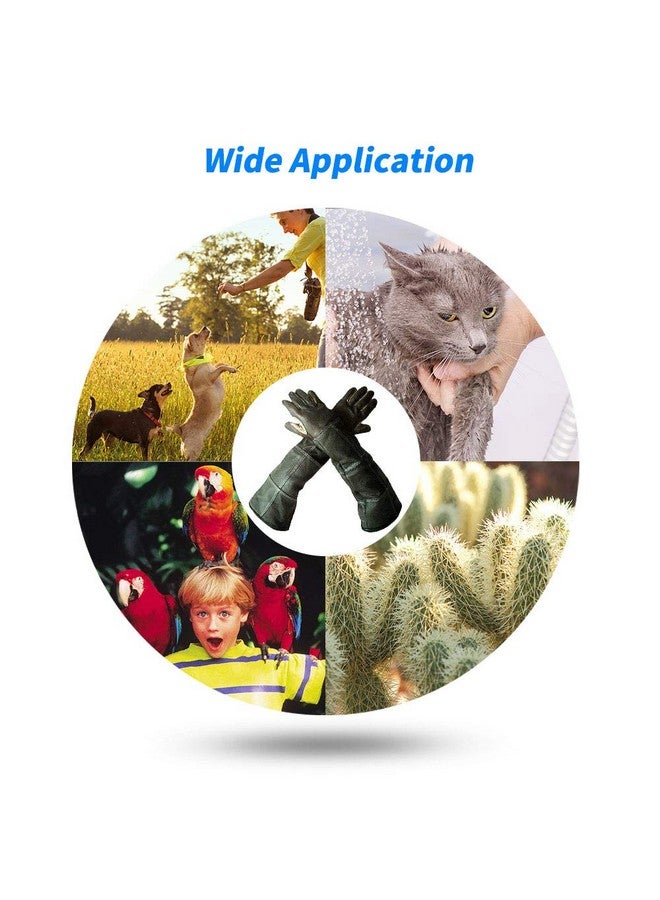 YBB Waterproof Animal Handling Gloves, AntiScratch/Bite Protective Long Gloves For Pet Cat Bathing Dog Bird(S) - Image 5