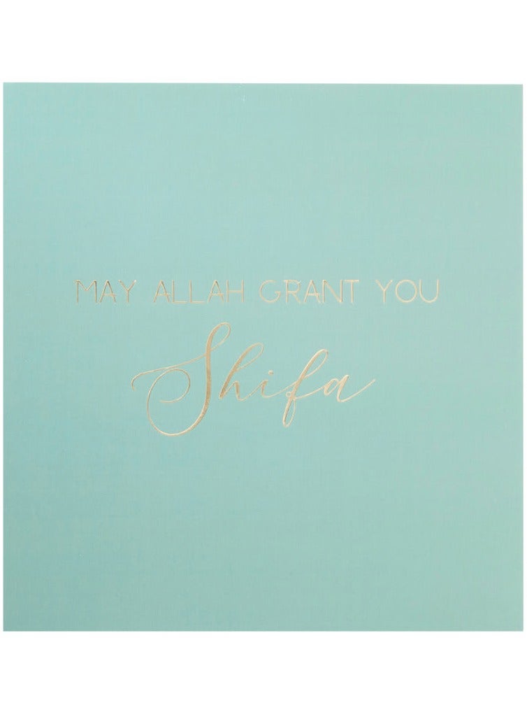 Peacock Supplies Luxury Foiled Greeting Card Shifa - Image 1