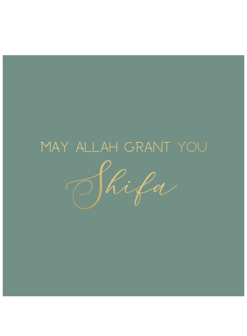 Peacock Supplies Luxury Foiled Greeting Card Shifa - Image 2