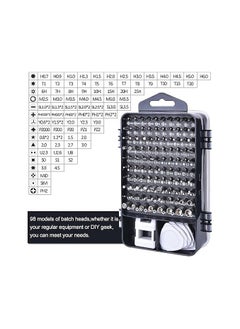 General Electronics Screwdriver Chromium Vanadium Steel Repair Tool Kit Set,electronics Repair Tool Kit 115 In 1 Precision Bits With Carry Case for Professional Fixing Computer/smartphone/camera/watch  - Image 2