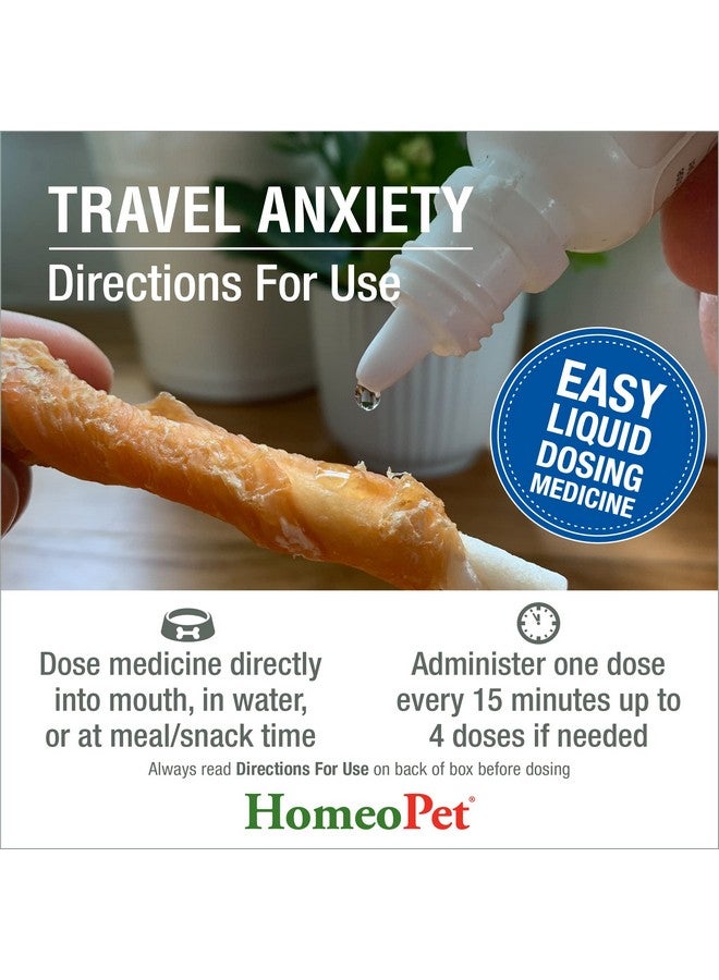 HomeoPet Travel Anxiety, Safe and Natural Stress Relief for Dogs, Cats, and Other Small Animals, Pet-Calming Supplement, 15 Milliliters - Image 5