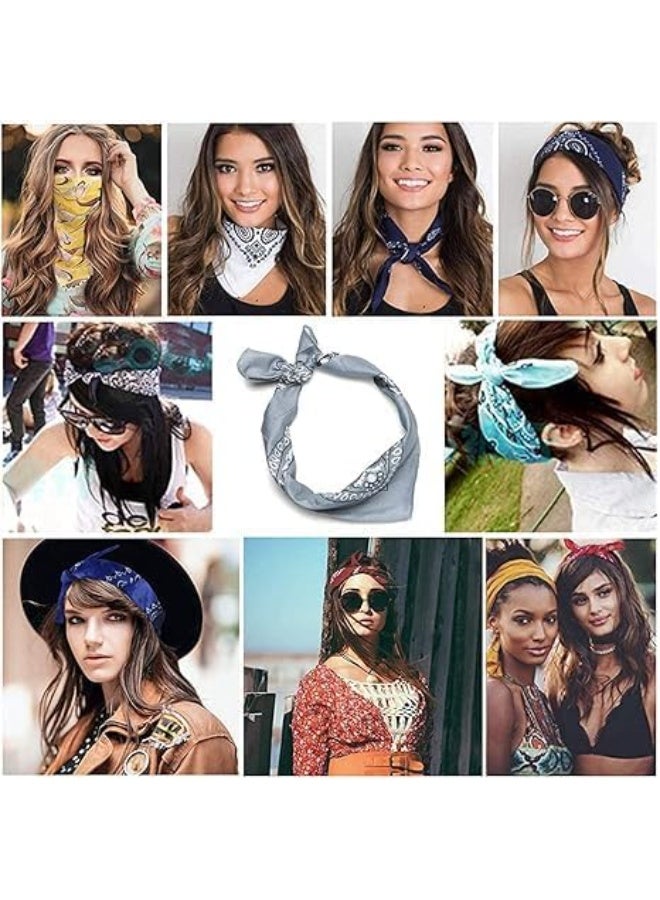 Yellow Bandana – Multipurpose Head Scarf, Neck Wrap, Face Cover & Handkerchief – Unisex - Image 3