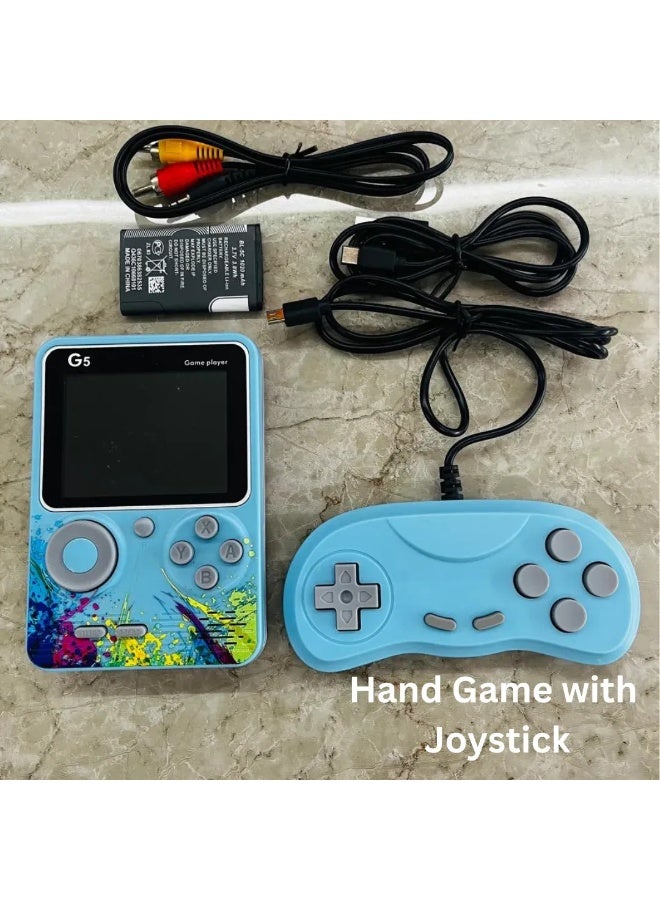 G5 Mini TV Portable Classic Handheld Retro Video Game Console Built-in 500 Games 3.0 Inch Player Screen For Single or Two Player Games - Image 2